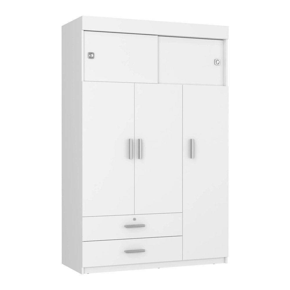 Two Piece White Bedroom Set