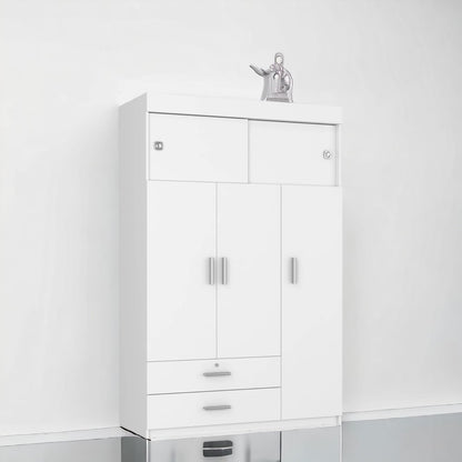 47" White Four Drawer Dresser