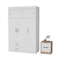 47" White Wood Two Drawer Dresser