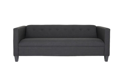 Two Piece Black Four Person Seating Set