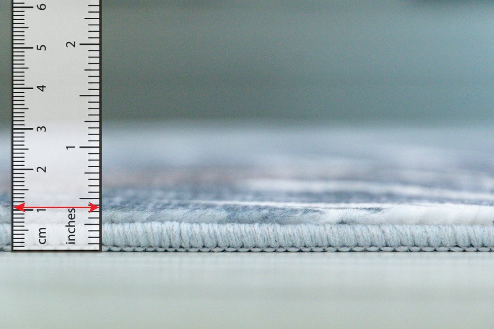 7' X 10' Black and Gray Oriental Area Rug