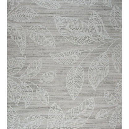 5' X 8' Beige and Ivory Floral Distressed Area Rug