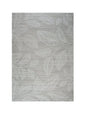 7' X 10' Beige and Ivory Floral Distressed Area Rug