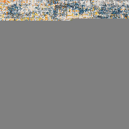 2' X 3' Orange Pink And Gray Area Rug