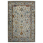 2' X 3' Gray Rust And Blue Area Rug