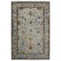 2' X 3' Gray Rust And Blue Area Rug