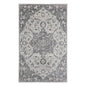 2' X 3' Gray And Dark Gray Area Rug