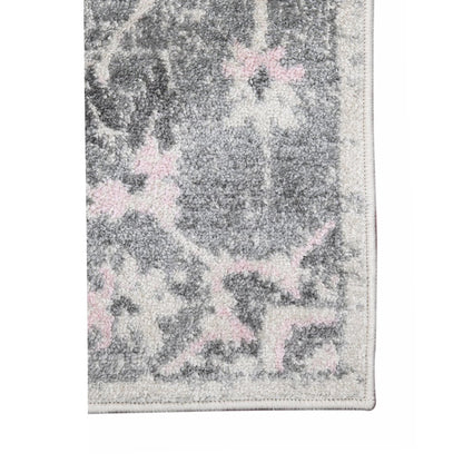 2' X 3' Gray And Dark Gray Area Rug