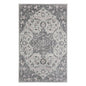 2' X 3' Gray And Dark Gray Area Rug