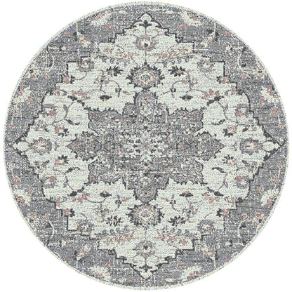 2' X 3' Gray And Dark Gray Area Rug