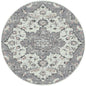 2' X 3' Gray And Dark Gray Area Rug