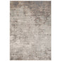 2' X 3' Gray And Ivory Abstract Area Rug
