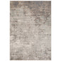 10' X 14' Gray And Ivory Abstract Area Rug