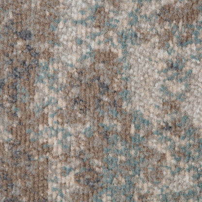 10' X 14' Gray And Ivory Abstract Area Rug