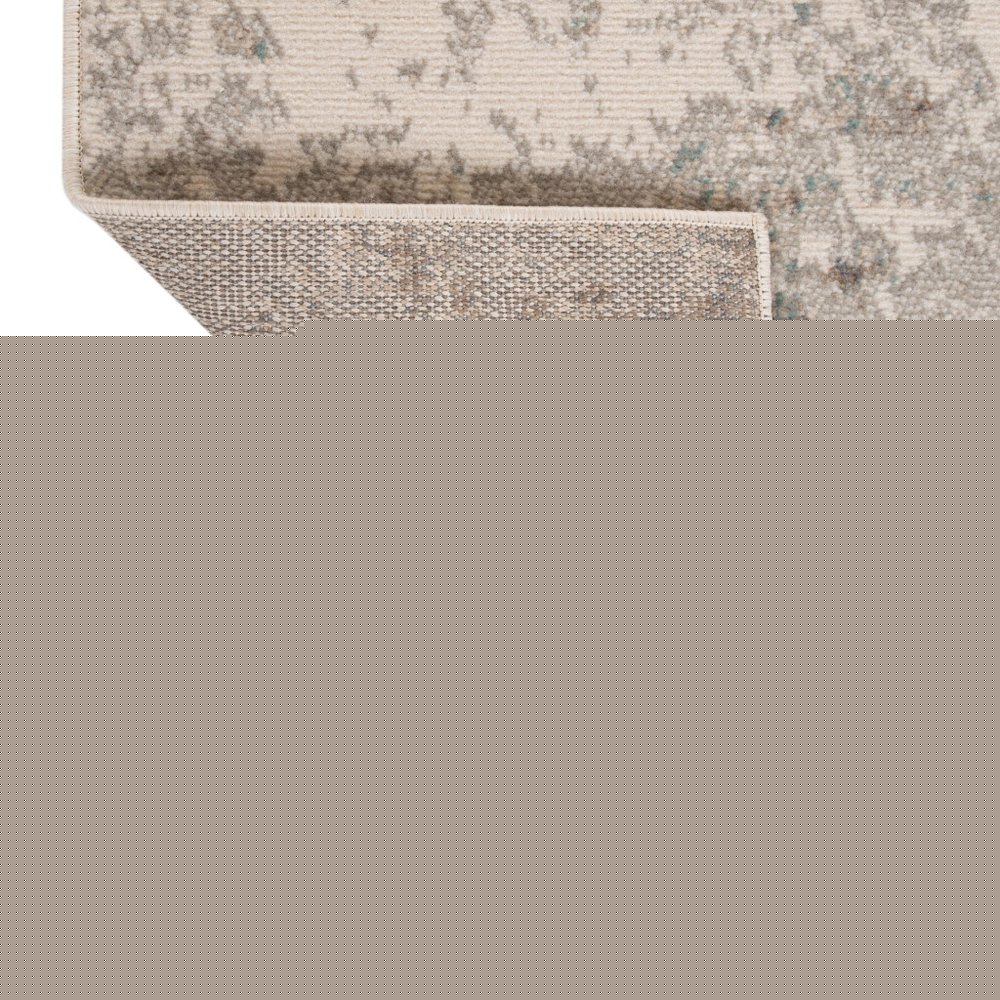 2' X 3' Gray And Ivory Abstract Area Rug