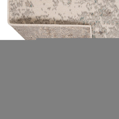 2' X 3' Gray And Ivory Abstract Area Rug