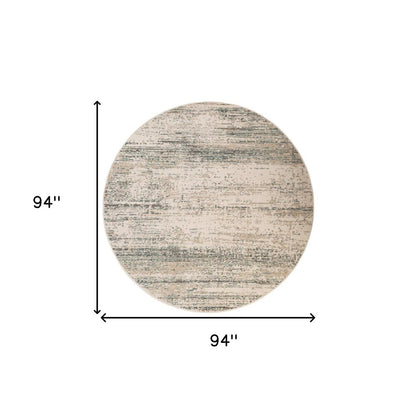 10' X 14' Ivory And Gray Abstract Area Rug