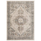 10' X 14' Gray And Beige Medallion Area Rug