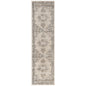 10' X 14' Gray And Beige Medallion Area Rug