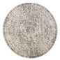 10' X 14' Gray And Ivory Medallion Area Rug