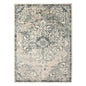 5' X 8' Charcoal and Gray Medallion Power Loom Area Rug