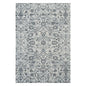 4' X 6' Charcoal and Gray Floral Power Loom Area Rug