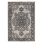 8' X 10' Ivory Taupe And Gray Medallion Area Rug