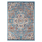 2' X 3' Ivory Gray and Orange Medallion Power Loom Area Rug