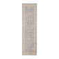 9' X 13' Gray Yellow And Lavender Floral Area Rug