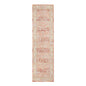 9' X 13' Salmon And Tan Floral Area Rug