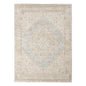 4' X 6' Tan And Gray Medallion Area Rug