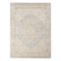 4' X 6' Tan And Gray Medallion Area Rug
