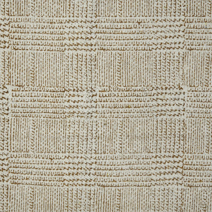 8' Gray And Brown Striped Flatweave Handmade Distressed Runner Rug With Fringe