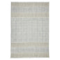 5' X 7' Blue Oriental Flatweave Handmade Distressed Area Rug With Fringe