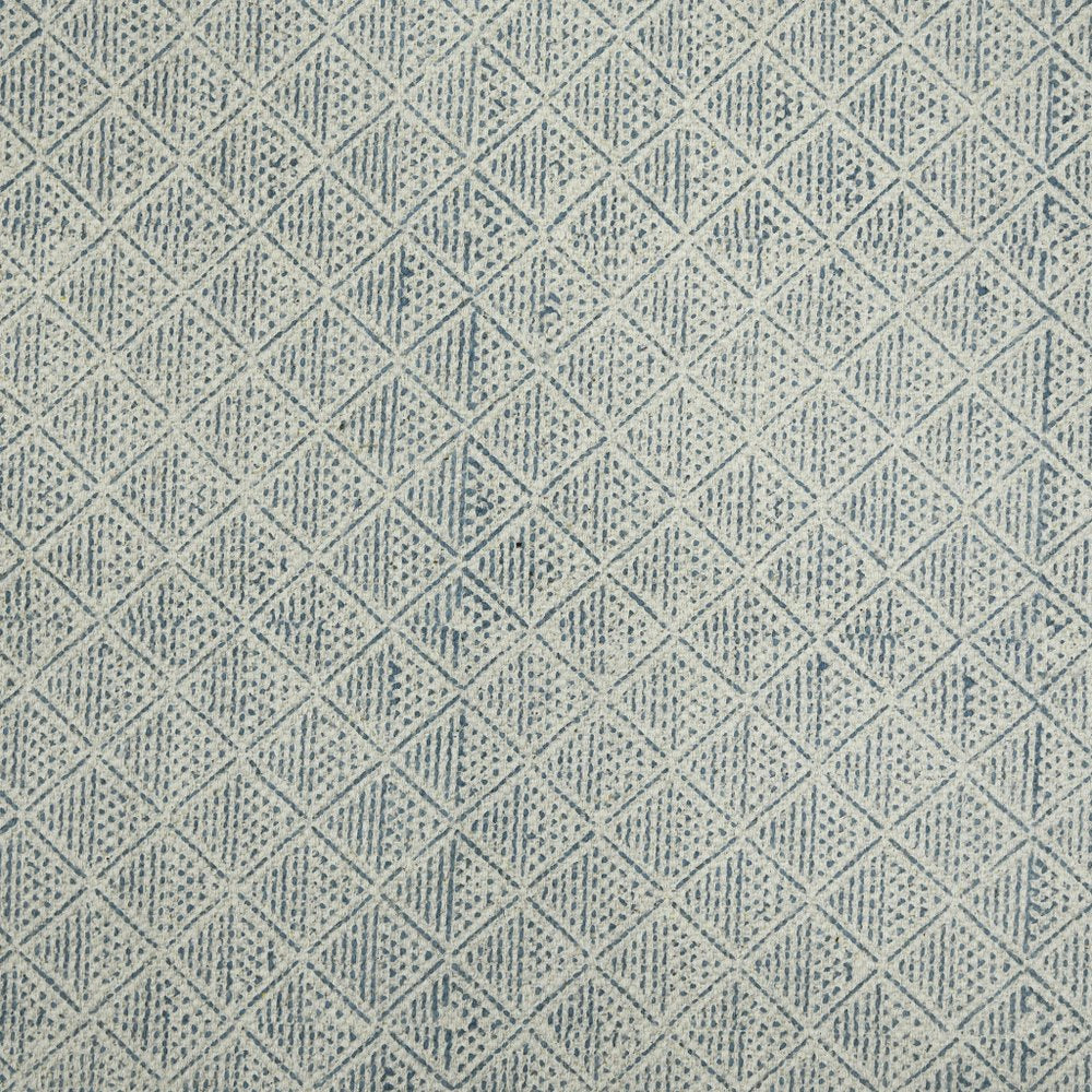 5' X 8' Gray And Blue Geometric Flatweave Handmade Distressed Area Rug With Fringe