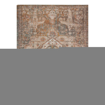 2' X 3' Beige Gray and Taupe Medallion Power Loom Area Rug