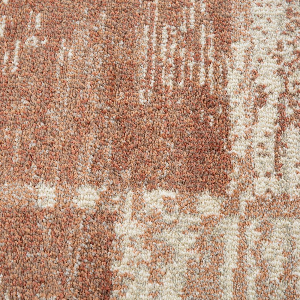 2' X 3' Sand And Ivory Geometric Area Rug