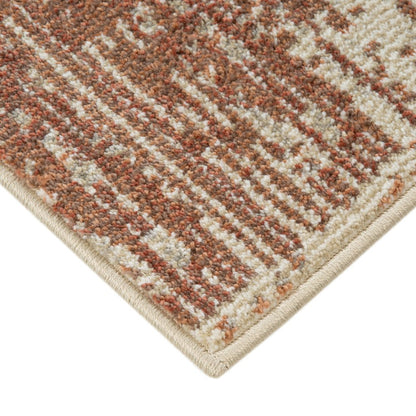 2' X 3' Sand And Ivory Geometric Area Rug