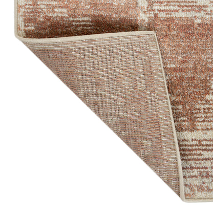 2' X 3' Sand And Ivory Geometric Area Rug