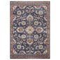 2' X 3' Ivory Orange And Dark Gray Floral Area Rug