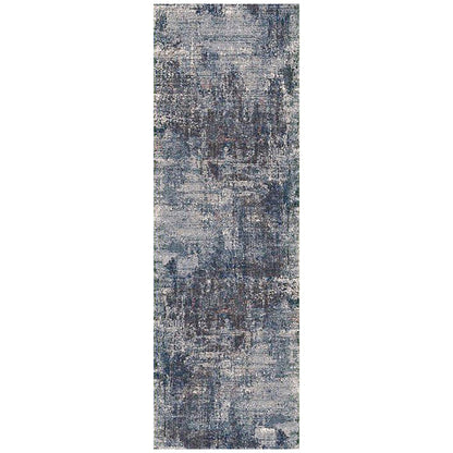 2' X 3' Ivory And Gray Abstract Area Rug