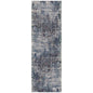 2' X 3' Ivory And Gray Abstract Area Rug