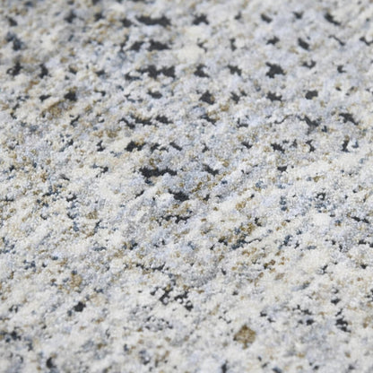 2' X 3' Ivory Black And Gray Abstract Area Rug