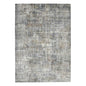 2' X 3' Ivory Gray And Brick Red Abstract Area Rug
