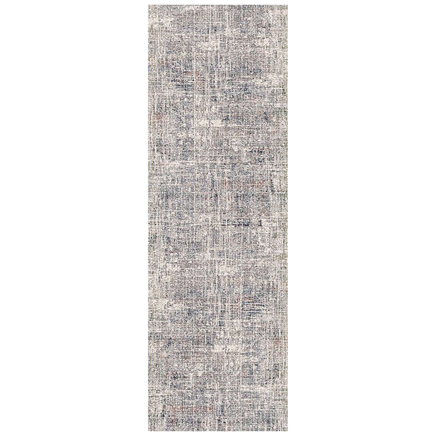 2' X 3' Ivory Navy and Gray Abstract Power Loom Area Rug