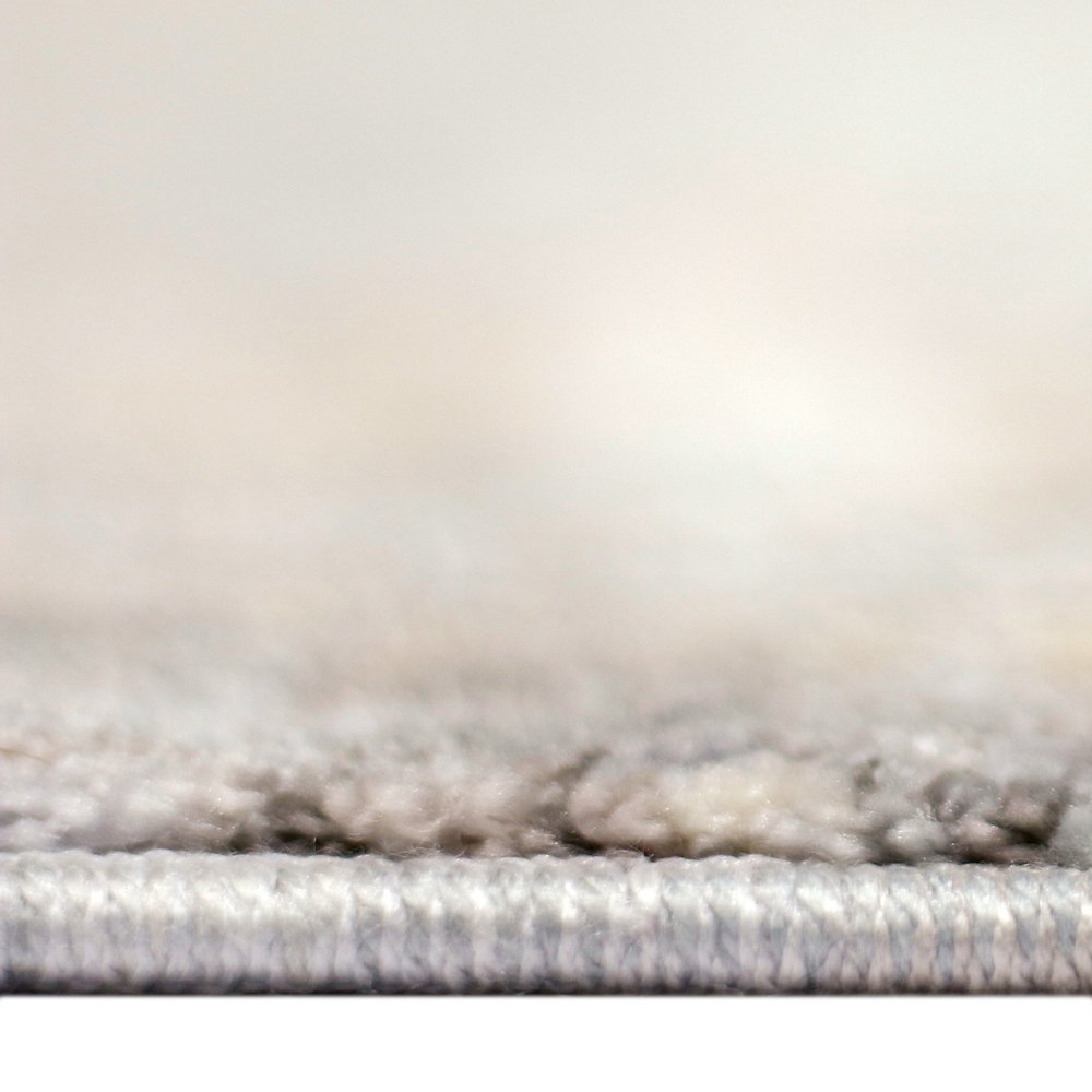 5' X 8' Ivory Charcoal And Brick Red Oriental Area Rug