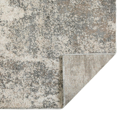 2' X 3' Ivory And Gray Abstract Area Rug