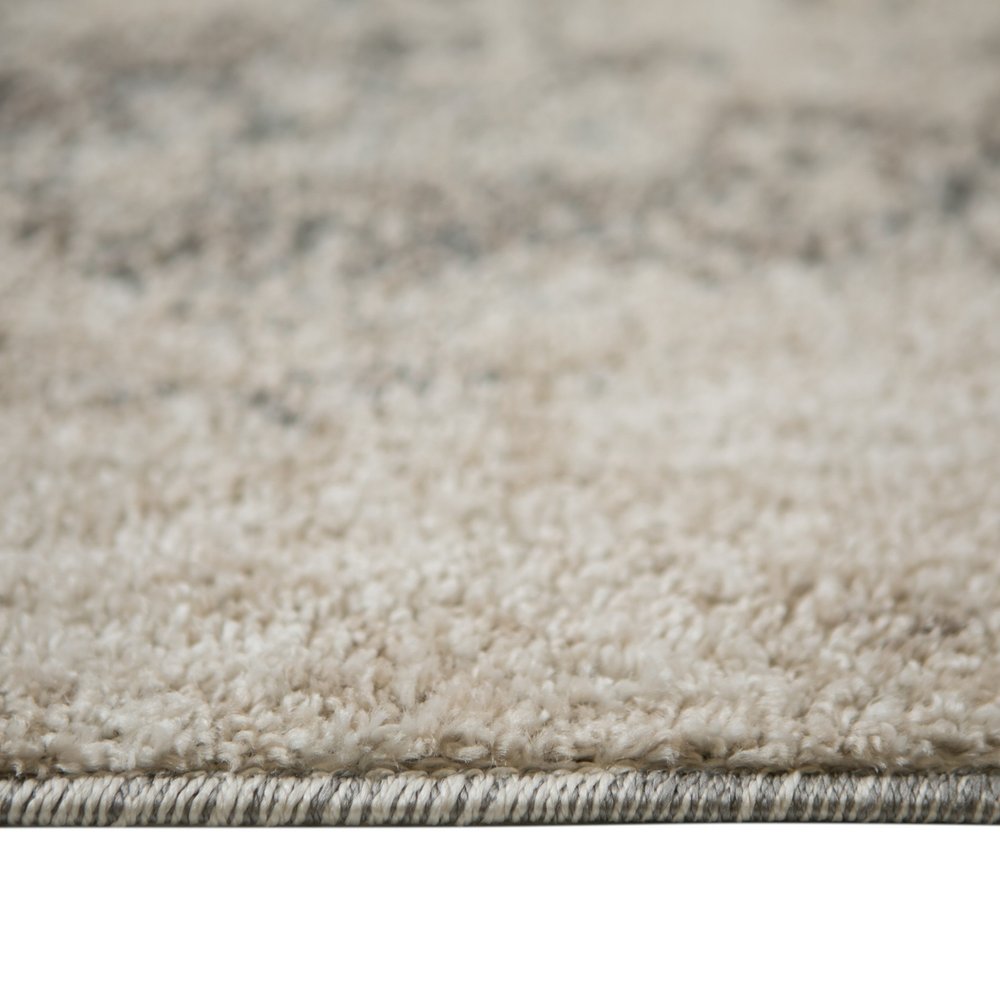 2' X 3' Ivory And Gray Abstract Area Rug
