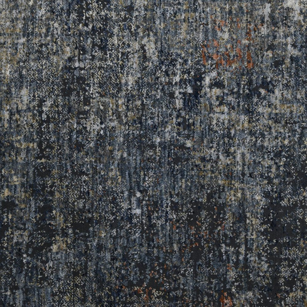 9' X 12' Ivory And Gray Abstract Area Rug