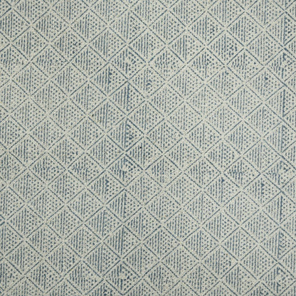 2' X 3' Gray And Blue Geometric Flatweave Handmade Distressed Area Rug With Fringe